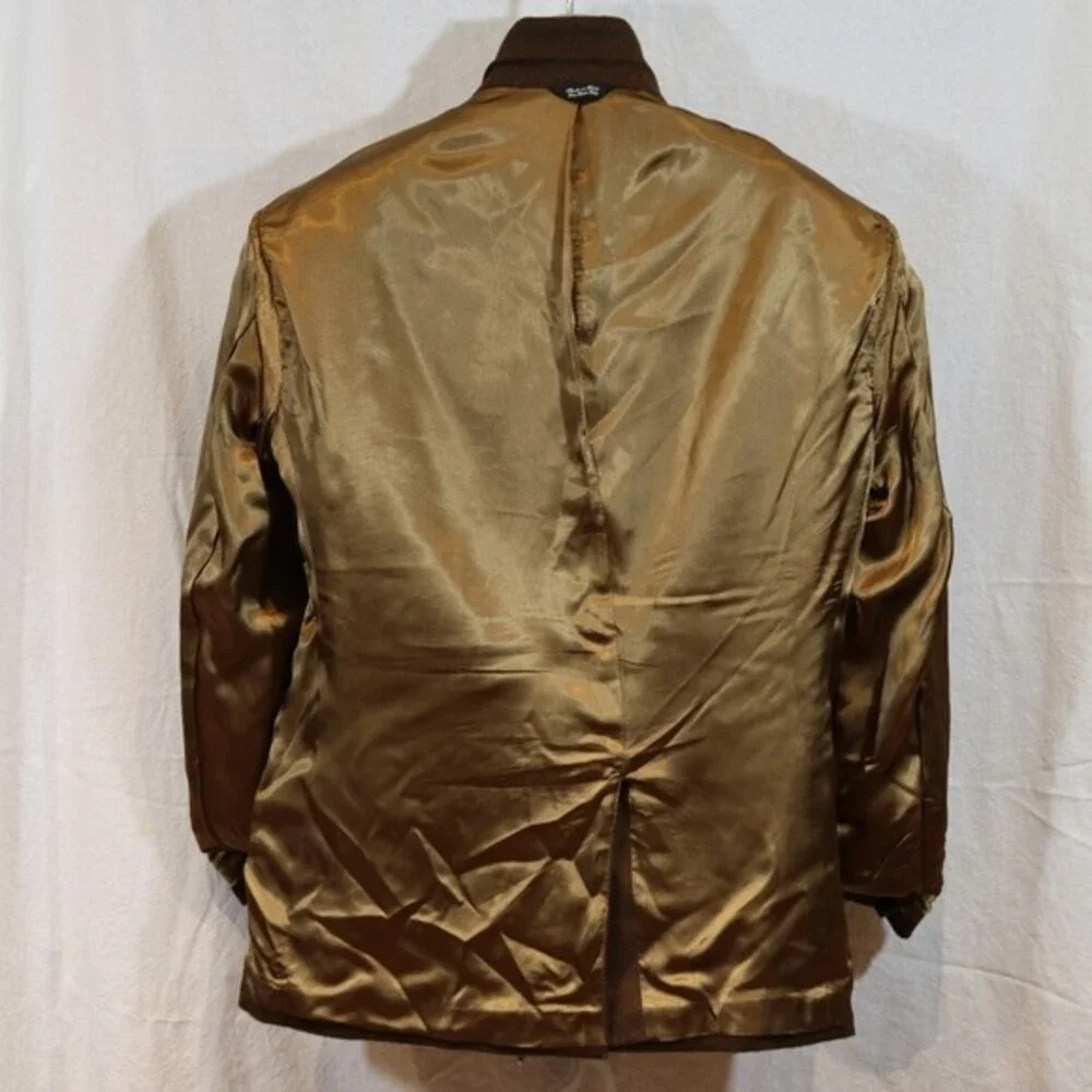 Bill Blass Brown 100% Camel Hair Blazer Jacket 42S